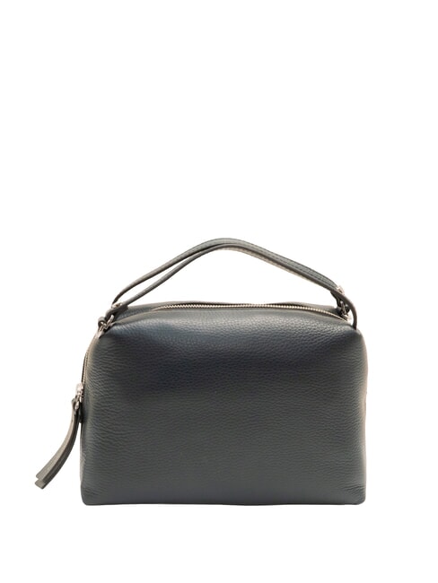 ALIFA Bolso de piel con bandolera verde terciopelo - Bolsos Mujer