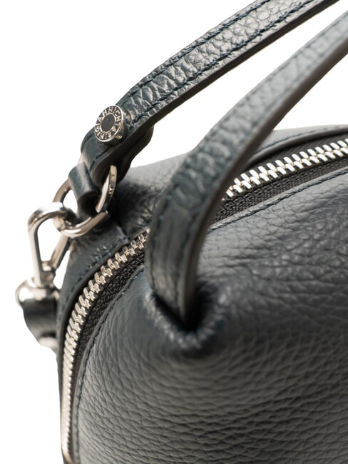 ALIFA Bolso de piel con bandolera verde terciopelo - Bolsos Mujer