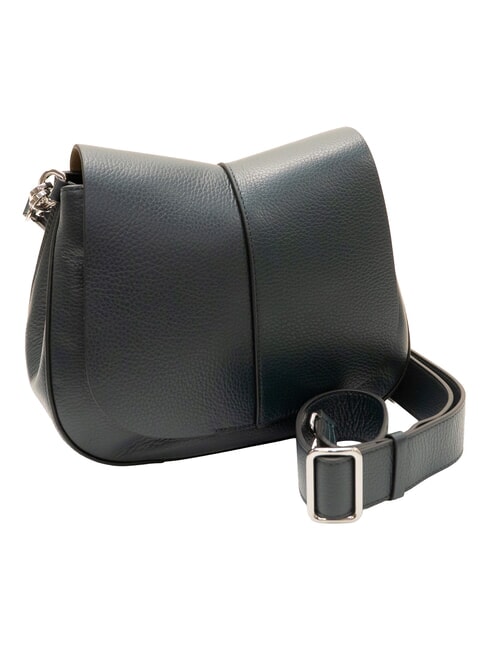 HELENA ROUND Bolso de hombro con correa para el hombro. verde terciopelo - Bolsos Mujer