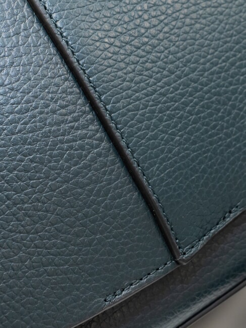 HELENA ROUND Bolso de hombro con correa para el hombro. verde terciopelo - Bolsos Mujer