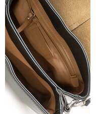 GIANNI CHIARINI HELENA ROUND Bolso de hombro con correa para el hombro. verde terciopelo - Bolsos Mujer - 4