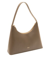FURLA DIAMANTE Bolso de hombro de piel caoba - Bolsos Mujer - 2