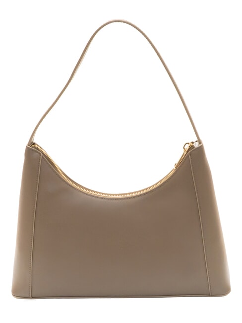 DIAMANTE Bolso de hombro de piel caoba - Bolsos Mujer