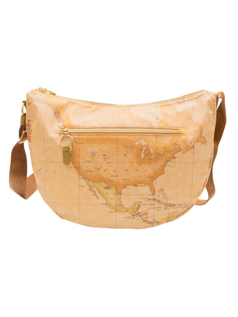 SOFT RANCH Bolso de hombro con estampado GEO verde oliva - Bolsos Mujer