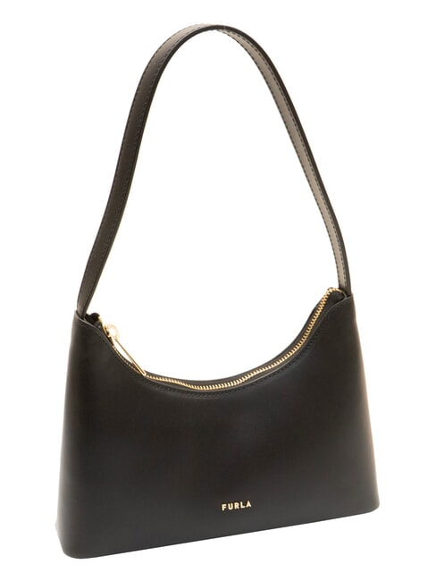 DIAMANTE Bolso de hombro de piel negro - Bolsos Mujer