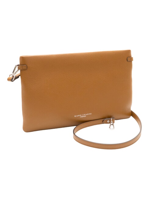 HERMY Bolso de mano de piel con correa para el hombro. nueces - Bolsos Mujer
