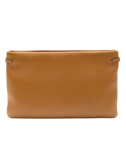 HERMY Bolso de mano de piel con correa para el hombro. nueces - Bolsos Mujer