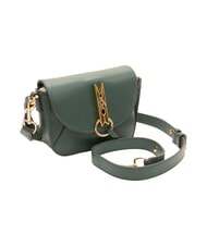 LOVE MOSCHINO PINNED LOVE Minibolso con correa para el hombro verde - Bolsos Mujer - 2