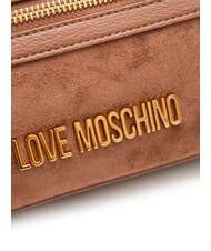 LOVE MOSCHINO SIGNATURE ZIP Bolso de hombro ajustable camello2 - Bolsos Mujer - 3