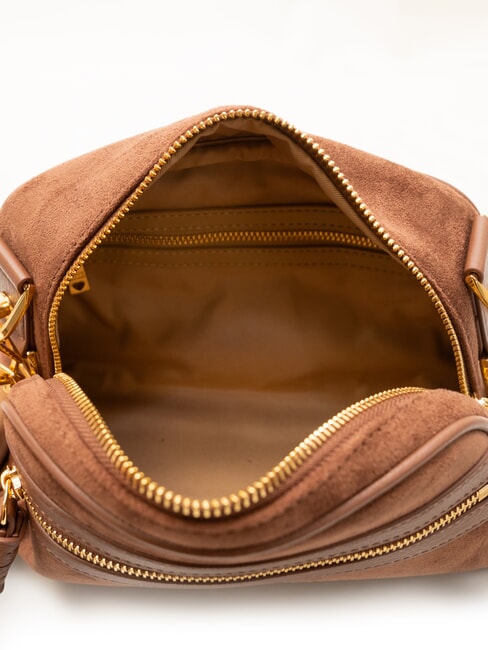 SIGNATURE ZIP Bolso de hombro ajustable camello2 - Bolsos Mujer