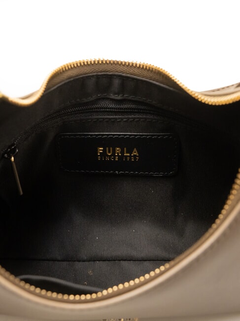 DIAMANTE Bolso de hombro de piel caoba - Bolsos Mujer