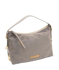 LOVE MOSCHINO SIGNATURE ZIP Bolso de hombro ajustable gris/gris - Bolsos Mujer - 2