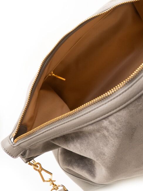 SIGNATURE ZIP Bolso de hombro ajustable gris/gris - Bolsos Mujer