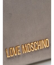 LOVE MOSCHINO SIGNATURE ZIP Bolso de hombro ajustable gris/gris - Bolsos Mujer - 6