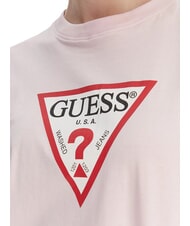 GUESS JEANS SS CN BOXY ICONIC  Camiseta de algod&oacute;n lila de verano - camiseta - 3