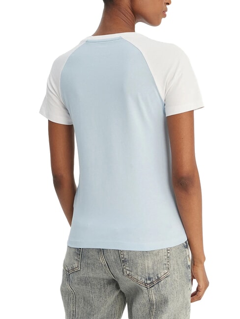 RAGLAN Camiseta de algod&oacute;n azul niebla - camiseta