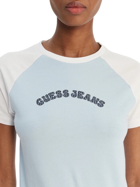 RAGLAN Camiseta de algod&oacute;n azul niebla - camiseta