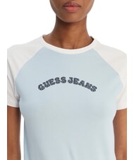 GUESS JEANS RAGLAN Camiseta de algod&oacute;n azul niebla - camiseta - 3