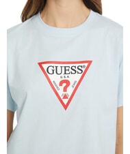 GUESS JEANS SS CN BOXY ICONIC  Camiseta de algod&oacute;n azul a&eacute;reo - camiseta - 3