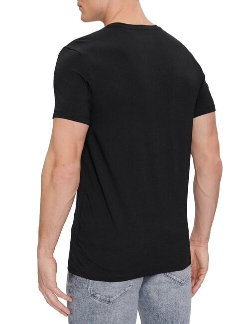 CALEB HERO Juego de 2 camisetas negro azabache con escarcha g - camiseta