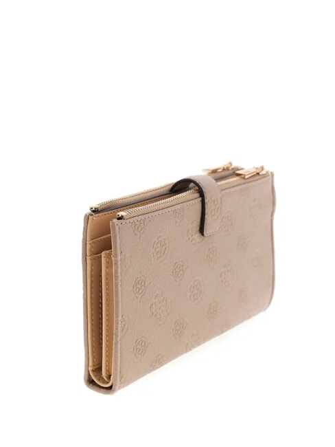 ANISE SLG Cartera de mujer logotipo de color topo oscuro - Carteras Mujer