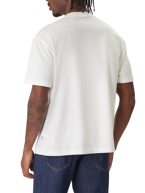 BAKER Camiseta de algod&oacute;n blanco alabastro - camiseta