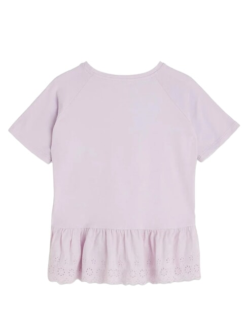 KID Camiseta de ni&ntilde;a lila de niebla ligera - Camiseta ni&ntilde;o