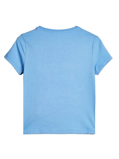 KID Camiseta de algod&oacute;n para ni&ntilde;a corbata de seda azul - Camiseta ni&ntilde;o