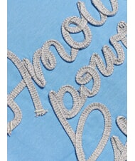 GUESS KID Camiseta de algod&oacute;n para ni&ntilde;a corbata de seda azul - Camiseta ni&ntilde;o - 3