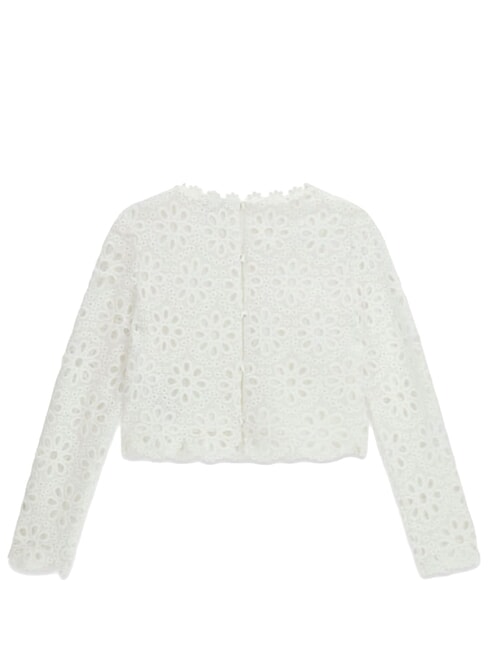 KID  Camisa de encaje purwhite - camisas para ni&ntilde;os