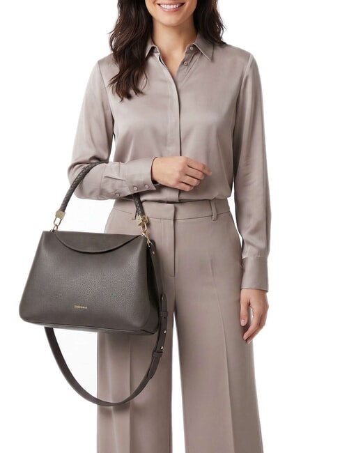 TIGGY Bolso de hombro con correa para el hombro. lodo - Bolsos Mujer