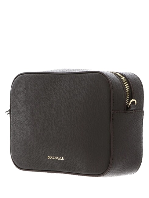 TEBE Bolso bandolera en piel texturizada lodo - Bolsos Mujer