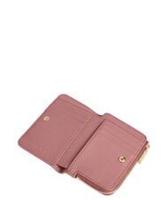 COCCINELLE METALLIC SOFT Cartera peque&ntilde;a de piel rosa de invierno - Carteras Mujer - 2