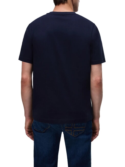 S-BOX LOGO SS 1 Camiseta de algod&oacute;n blu marine - camiseta