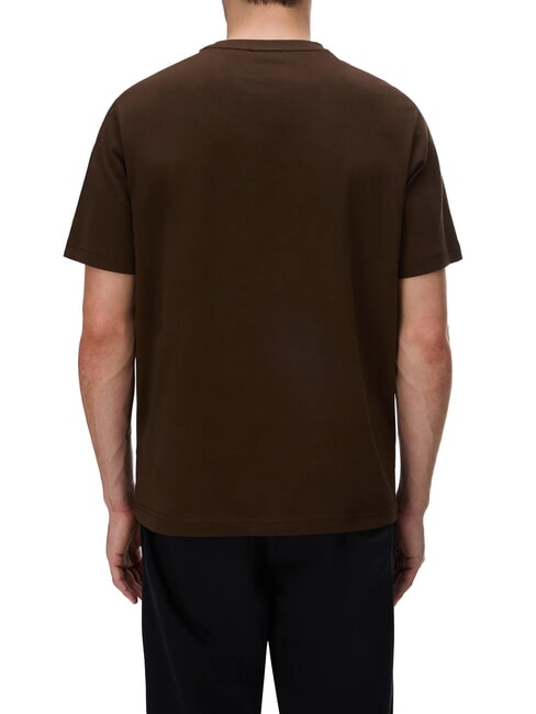 S-BOX LOGO SS 1 Camiseta de algod&oacute;n marr&oacute;n oscuro - camiseta