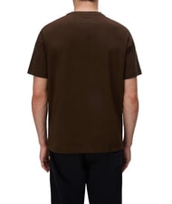 NAPAPIJRI S-BOX LOGO SS 1 Camiseta de algod&oacute;n marr&oacute;n oscuro - camiseta - 2