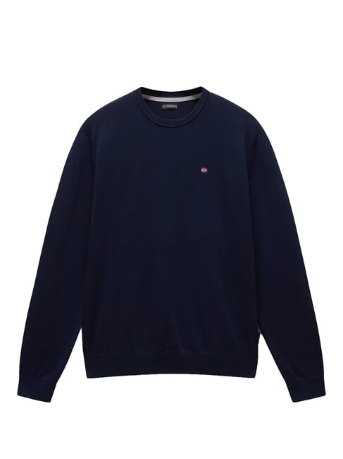 DROZ Jersey de cuello redondo blu marine - Su&eacute;teres de los hombres