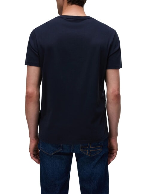 SALIS Camiseta de algod&oacute;n blu marine - camiseta