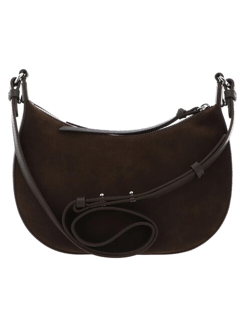 FUJIKO SUEDE BI Bolso de hombro de piel lodo - Bolsos Mujer