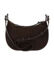 COCCINELLE FUJIKO SUEDE BI Bolso de hombro de piel lodo - Bolsos Mujer - 3