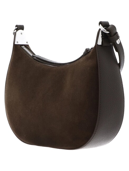 FUJIKO SUEDE BI Bolso de hombro de piel lodo - Bolsos Mujer