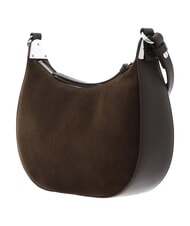COCCINELLE FUJIKO SUEDE BI Bolso de hombro de piel lodo - Bolsos Mujer - 4