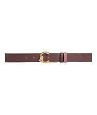 COCCINELLE C-ME BICOLOR  Cintur&oacute;n de cuero reversible baya/rosa de invierno - Cinturones - 3