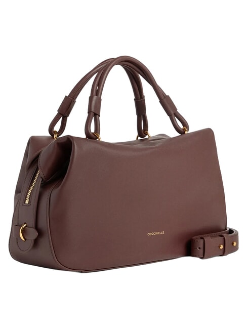 LIZZIE Bolso de mano con correa para el hombro, de piel. baya - Bolsos Mujer