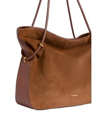 COCCINELLE LIZZIE SUED.BIM Bolso de hombro de ante co&ntilde;ac - Bolsos Mujer - 4