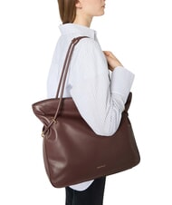 COCCINELLE LIZZIE Bolso de hombro de piel para compras - Bolsos Mujer