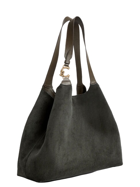 C-EASY CORDURO Bolso de hombro de piel para compras lodo - Bolsos Mujer