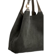 COCCINELLE C-EASY CORDURO Bolso de hombro de piel para compras lodo - Bolsos Mujer - 3