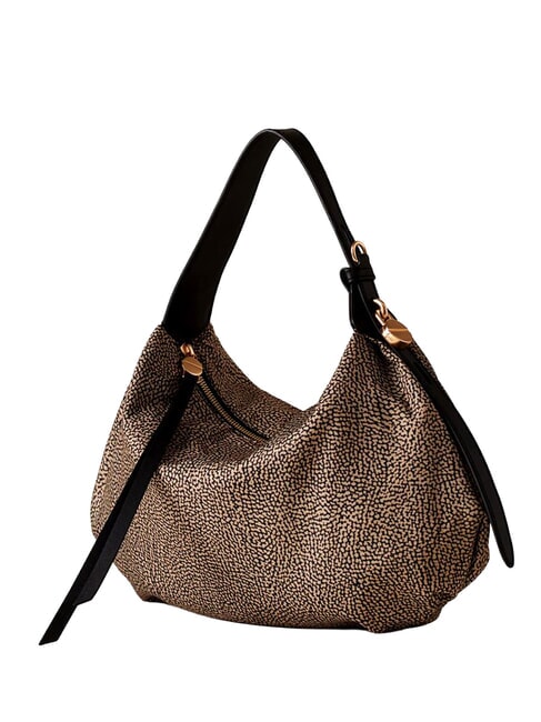 PRIVE L Bolso de hombro con correa para el hombro. OP / NATURAL / NEGRO - Bolsos Mujer