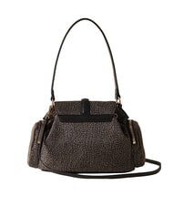 BORBONESE POCHE Bolso de hombro con correa para el hombro. alquitr&aacute;n - Bolsos Mujer - 3